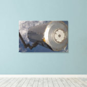 Kibo Japans - onder druk staande module 3 Canvas Afdruk (Insitu (Houten vloer))