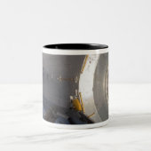 Kibo Japans - onder druk staande module 3 Tweekleurige Koffiemok (Center)