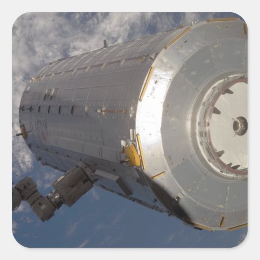 Kibo Japans - onder druk staande module 3 Vierkante Sticker (Voorkant)