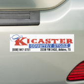 Kicaster Country Store Bumpersticker (Op auto)