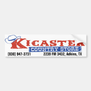 Kicaster Country Store Bumpersticker