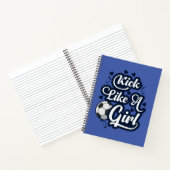 Kick als een meisje notitieboek (Binnen)