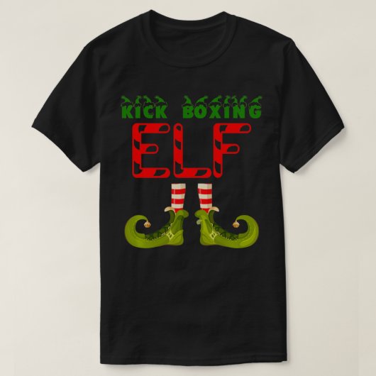 Kick Boing Elf Cool Group Matching Family Christma T-shirt (Design voorkant)