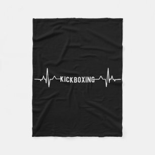 Kick-boxen Hartslag Kickboksen Bokspion Fleece Deken