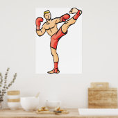 Kick Boxing Poster (Keuken)