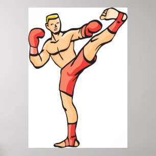 Kick Boxing Poster