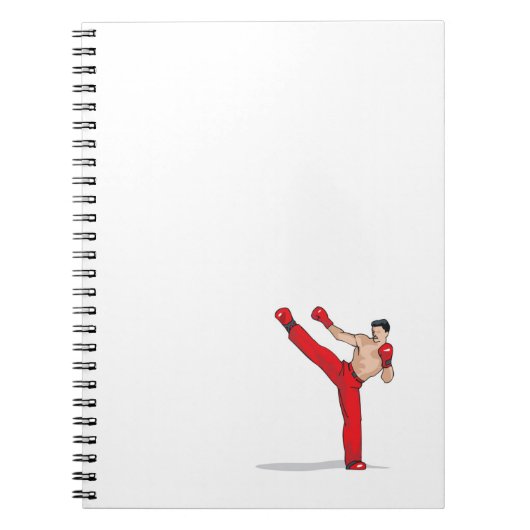 Kick Boxing Spiral Notitieboek (Voorkant)