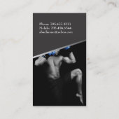 Kick Boxing Visitekaartje (Achterkant)