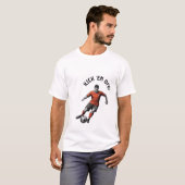 Kick 'em off Voetbal Edition T-shirt (Voorkant volledig)