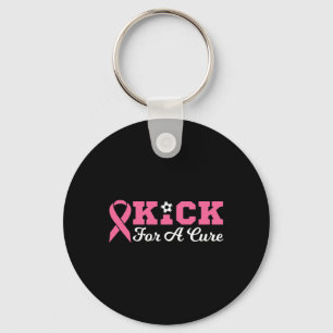 Kick for a Cure Soccer Breast Cancer Awareness GIF Sleutelhanger