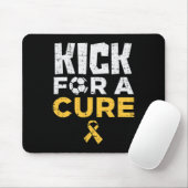 Kick for a Cure Soccer Childhood Cancer Awareness Muismat (Met muis)