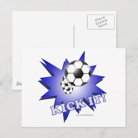 Kick Het! Briefkaart (Voorkant / Achterkant)