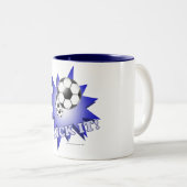 Kick Het! Tweekleurige Koffiemok (Voorkant rechts)