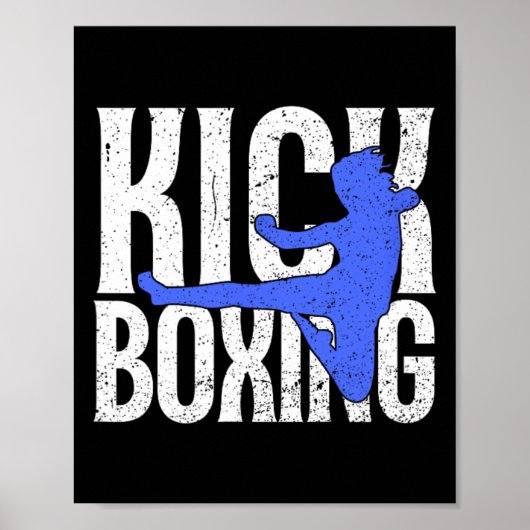 Kick In Kickboksen Poster (Voorkant)