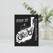 Kick it briefkaart (Staand voorkant)