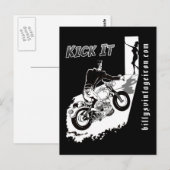 Kick it briefkaart (Voorkant / Achterkant)