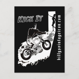 Kick it briefkaart