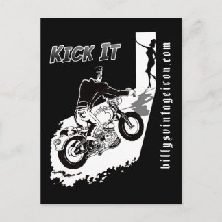 Kick it briefkaart