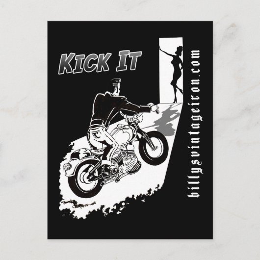 Kick it briefkaart (Voorkant)