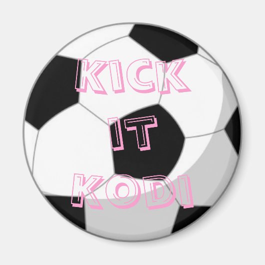Kick it Kodi magneet (Voorkant)