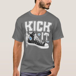 Kick it Sneaker Class Typography T-Shirt