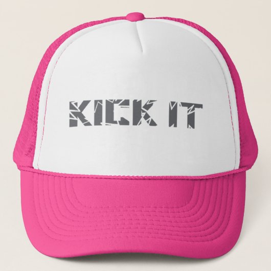 Kick It Trucker Hat Trucker Pet (Voorkant)