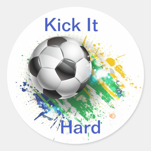 Kick It Voetbal Stickers (Voorkant)