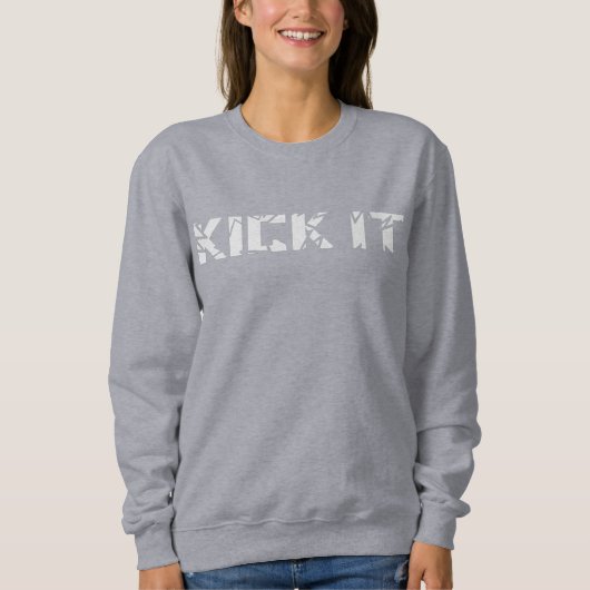 Kick It Vrouwen Sweatshirt (Voorkant)