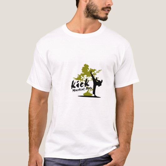 Kick Martial Arts Mannen T-shirt Deep green (Voorkant)