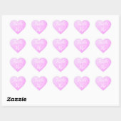 Kick Me grappig grap roze hart grap sticker (Vel)