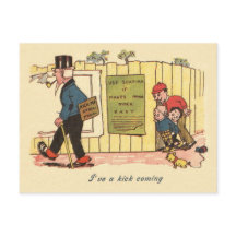 Kick Me Sign Prank Kinderen Oud Man