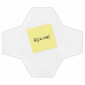 Kick me Sticky Note Prank Funny Voetbal (Enkel)
