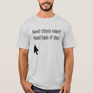Kick me.  T-shirt voor opluchting