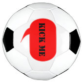 Kick Me Talk Bubble Voetbal (Gedraaid)