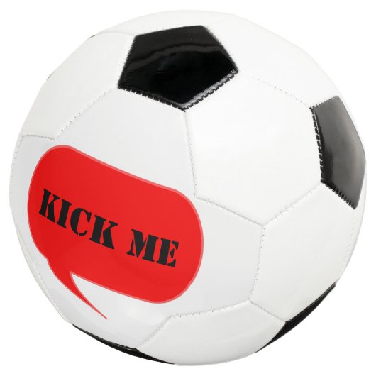 Kick Me Talk Bubble Voetbal (Drie kwart)