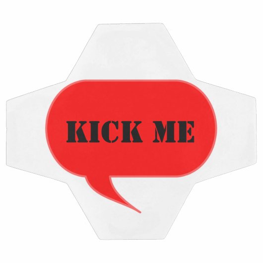 Kick Me Talk Bubble Voetbal (Enkel)