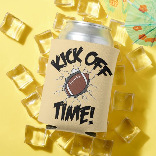 Kick-off tijd - Football Blikjeskoeler (Insitu Zomer)