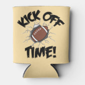 Kick-off tijd - Football Blikjeskoeler (Voorkant)