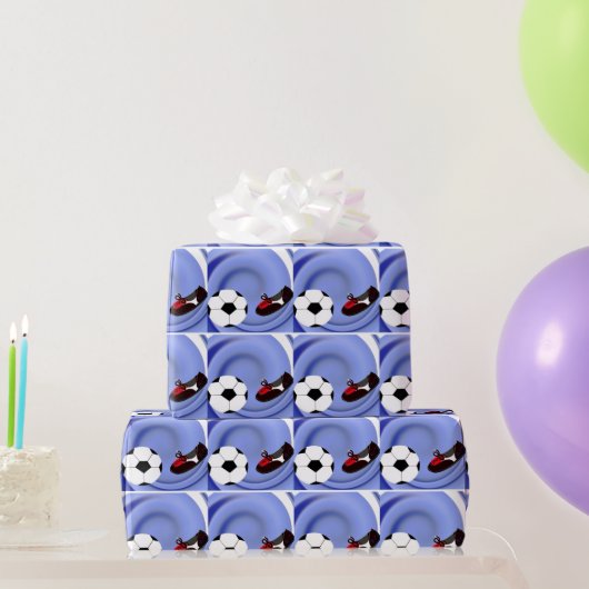 Kick Off Voetbal Inpakpapier (Feestgeschenken)