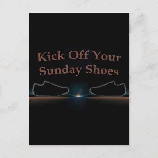 Kick off Your Sunday Shoes Briefkaart (Voorkant)