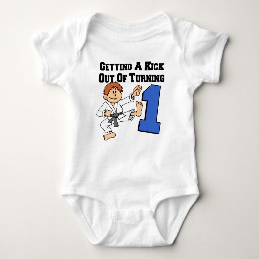 Kick out of Turning One Romper (Voorkant)