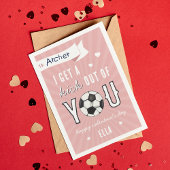 Kick Out Of You Soccer Classroom Valentijn Kaart