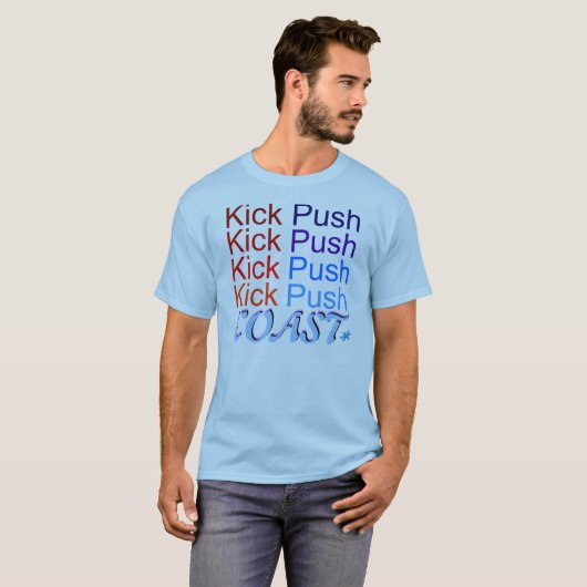 Kick Push Coast T-shirt (Voorkant volledig)
