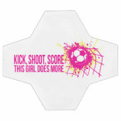 Kick shot score dit meisje doet meer voetbal (Enkel)