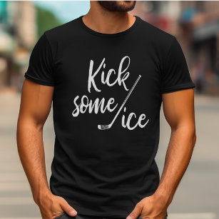 Kick Sommige Ice Hockey T-shirt Mannen