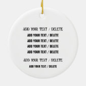 Kick Up Uw Hoge Hakken Keramisch Ornament (Achterkant)