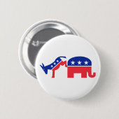 Kick ze Dems! Ronde Button 5,7 Cm (Voorkant /achterkant)