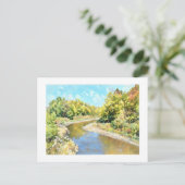 Kickapoo Creek bij Pottstown Road  Briefkaart (Staand voorkant)