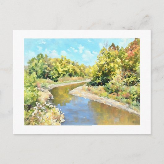 Kickapoo Creek bij Pottstown Road  Briefkaart (Voorkant)