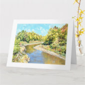 Kickapoo Creek bij Pottstown Road Kaart (Gele Bloem)